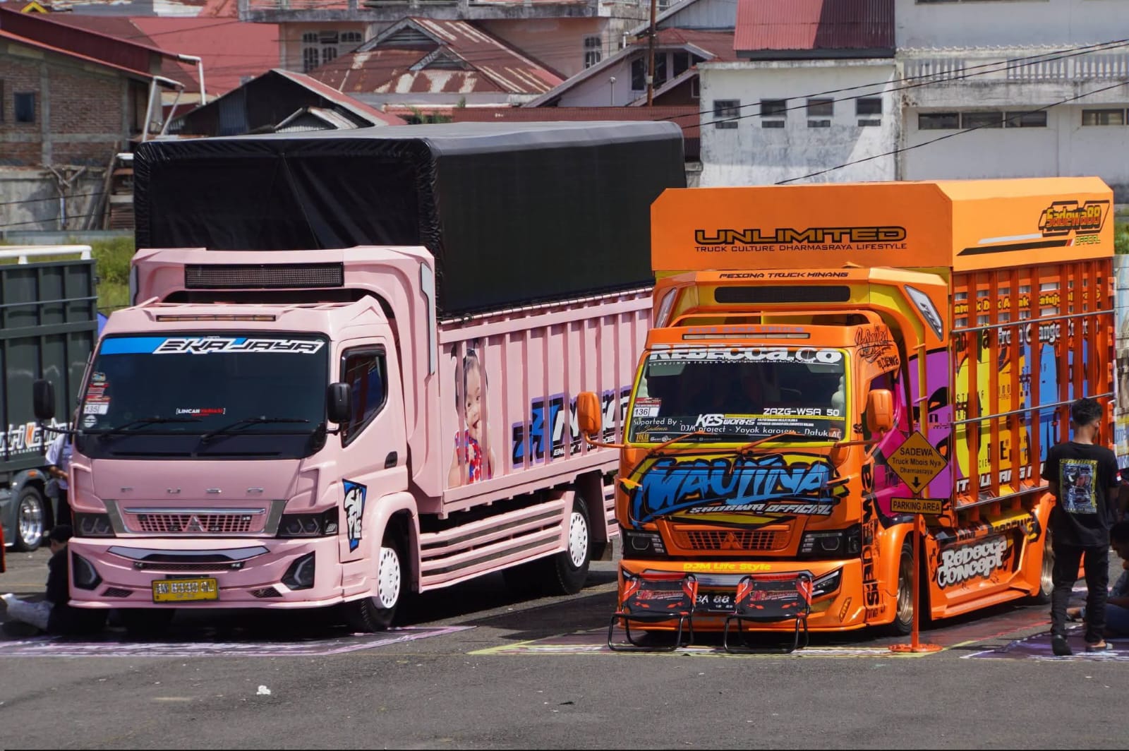 Truk peserta Auto Show 2026 Padang Panjang